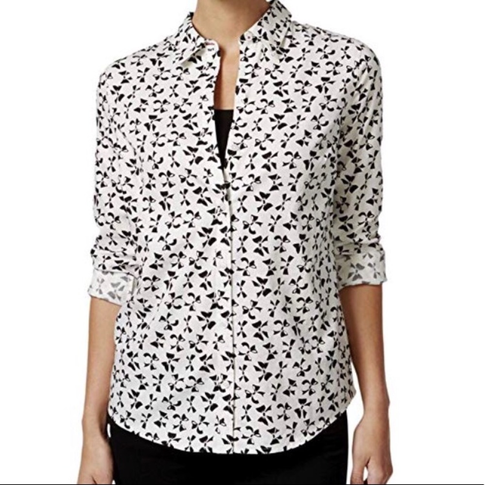 Charter Club Relaxed Fit Shirt with bows.